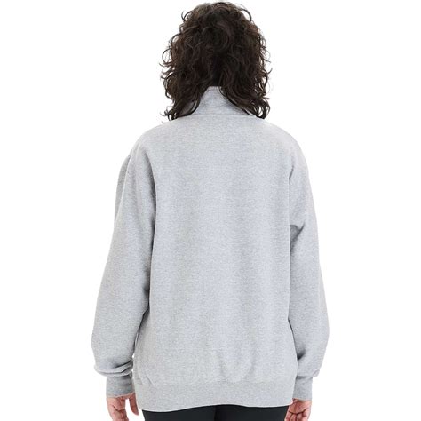 Champion Unisex Light Steel Powerblend Quarter Zip Sweatshirt