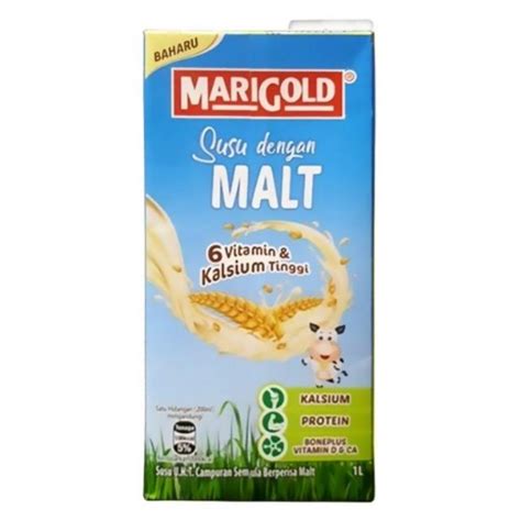 Suke Shop Marigold Uht Malt Milk 12x1l