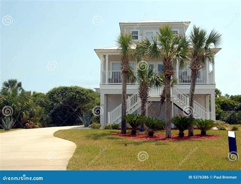 Beach home for sale stock photo. Image of residential - 5376386