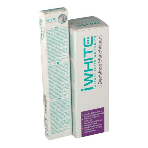 iWhite Dentifrice et Brosse à dents 75 ml Redcare Pharmacie