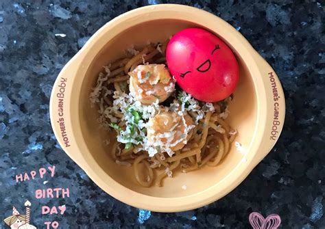 Resep Mie Ulang Tahun And Telur Merah Oleh Threepeppa Cookpad