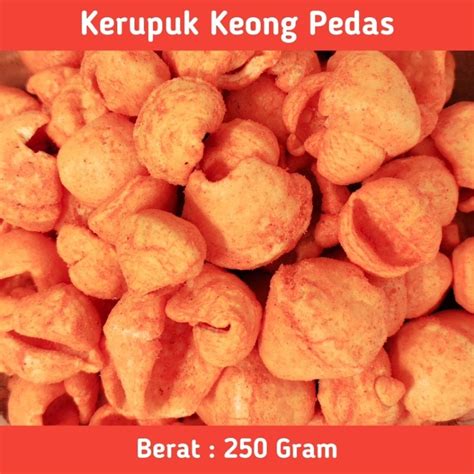 Jual Aneka Cemilan Snack Pedas Kerupuk Keong Rambo Pedas Kiloan