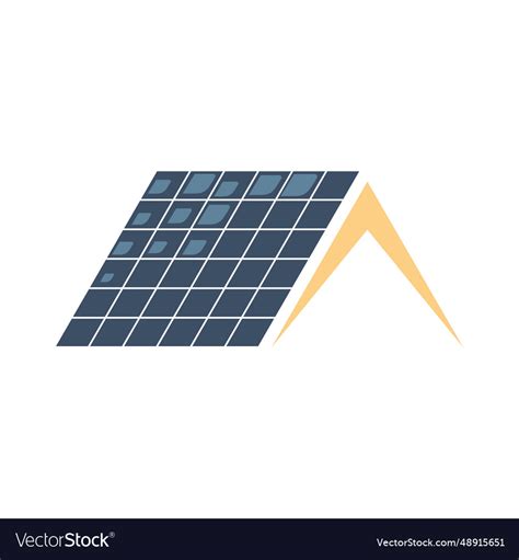 Solar panel logo Royalty Free Vector Image - VectorStock