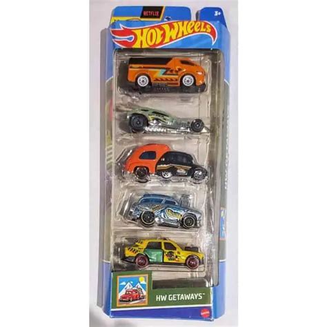 Hot Whwels Pack De 5 HW Getaways Universo Hot Wheels