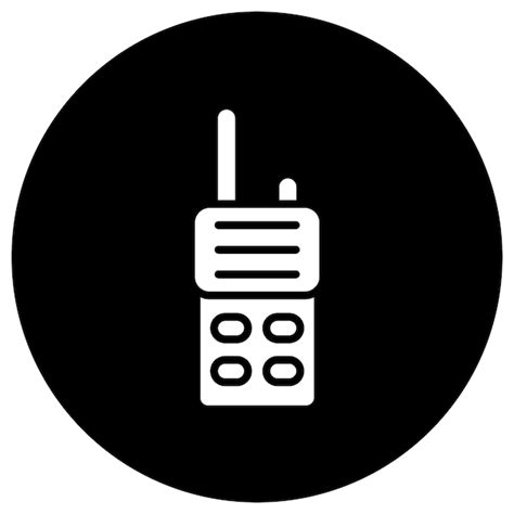 Premium Vector Walkie Talkie Vector Icon Design Illustration