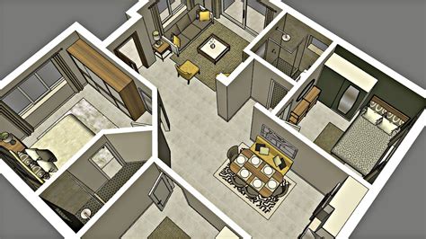 1000 Sq Ft House Plans 3 Bedroom 3D - Draw-meta