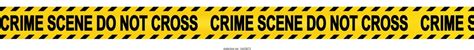 Crime Scene Do Not Cross Barricade Stock Vector Royalty Free