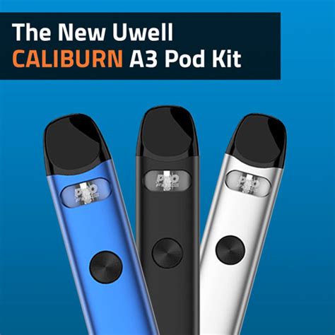 The New Uwell Caliburn A Pod Kit Vaperite Vape Pod Reviews