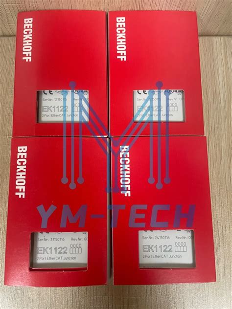 Brand New Beckhoff EK1122 In Box 2 Port Ethercat Junction Module Fast