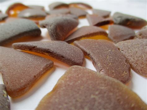 Authentic Brown Sea Glass Medium 28pcs Etsy Uk