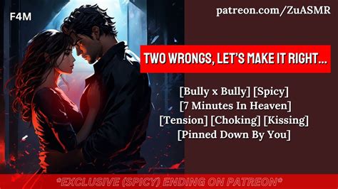 Two Bullies Closed Together [f4m] [bully X Bully] [spicy] [pins Down] [kiss][tension][asmr