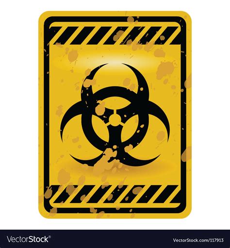 Biohazard sign Royalty Free Vector Image - VectorStock