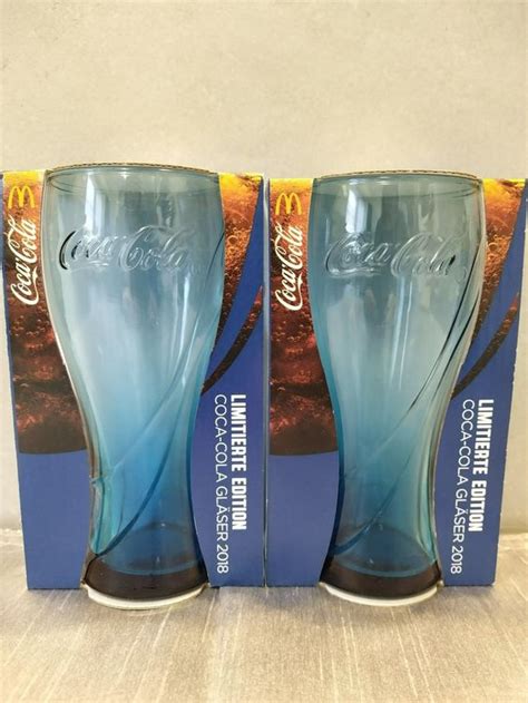 X Mcdonald S Coca Cola Glas Farbe Blau Neu Ovp Kaufen Auf Ricardo