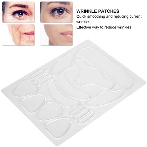 16Pcs Silicone Anti Wrinkle Pad Patches Set For Face Eye Forehead