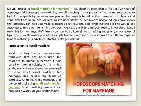 Ppt How To Do Kundli Matching For Marriage The Complete Guide