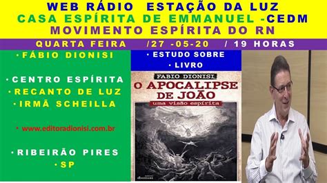 Estudo Do Livro Apocalipse De Jo O F Bio Dionisi Youtube