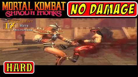 Liu Kang Vs Shao Kahn No Damage Difficulty Hard Mortal Kombat Shaolin