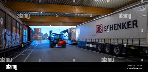 Rostock Germany St Nov Pallets And Transported Goods Are