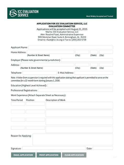 Fillable Online Media Iccsafe The ICC Evaluation Service ICC ES Seeks