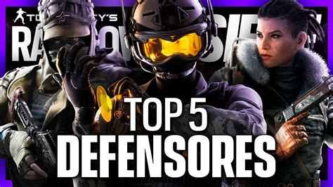 TOP 5 MEJORES DEFENSORES De DREAD FACTOR De RAINBOW SIX SIEGE