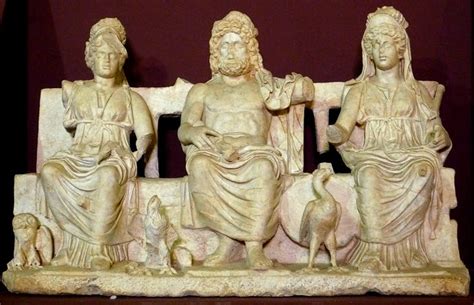 The Capitoline Triad Juno Jupiter And Minerva Roman Gods Roman