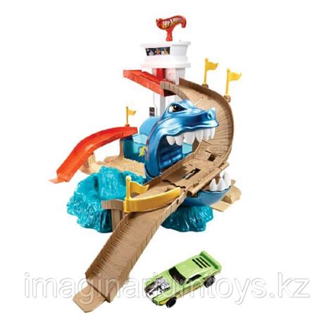 Трек Hot Wheels Атака акулы купить недорого в Алматы Оригинал
