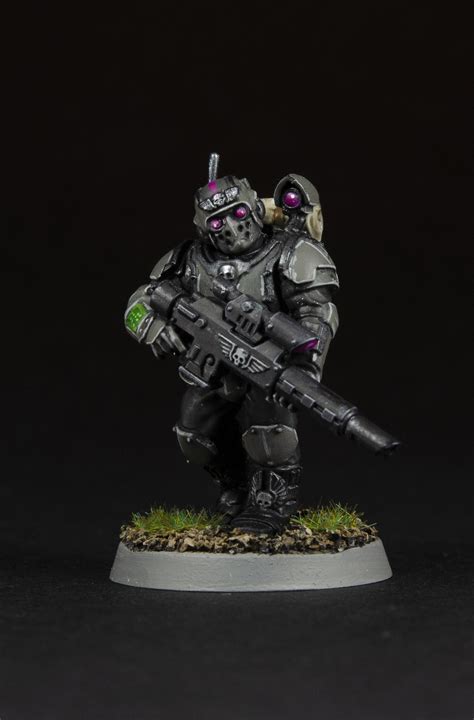 An Astra Militarum Tempestus Scions Infantry Troop He Is Sporting An