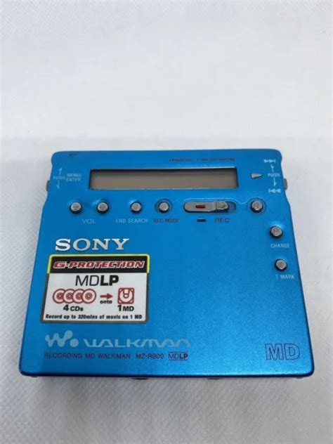 Sony Minidisc Player Recorder Walkman Mz R Md Mini Disc Read