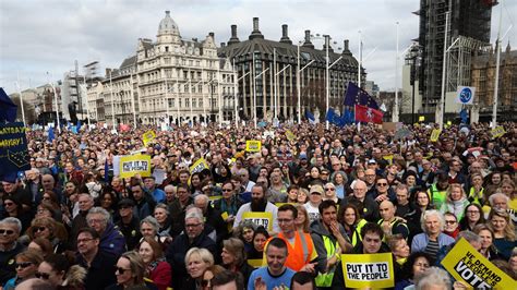 One Million People March In London To Demand Second Eu Referendum