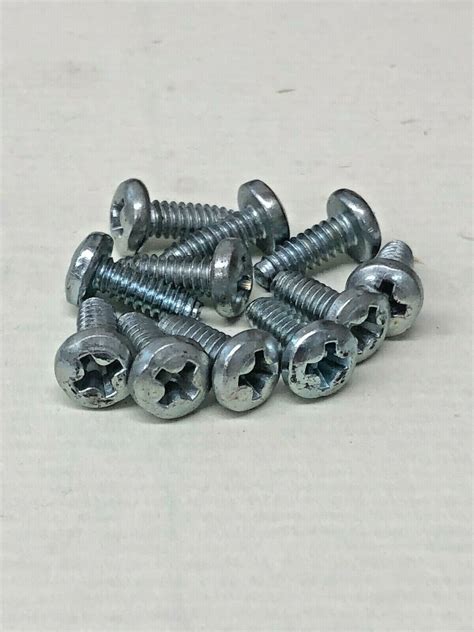 500 6 32 X 38 Phillips Pan Taptite® Screws Steel Zinc Trilobe Thread Rolling Ebay