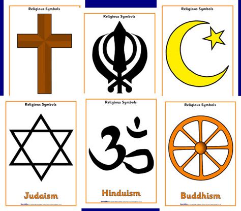 Major Religious Symbols With Names