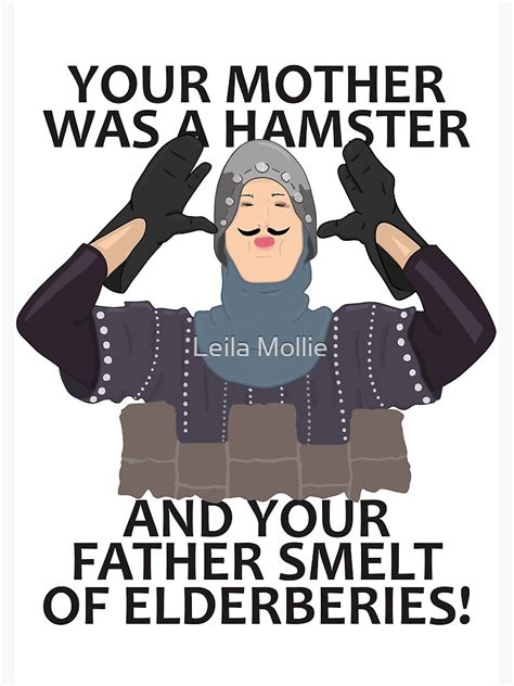 "Monty Python French Knight Hamster" Poster for Sale by FrootyPatooty ...