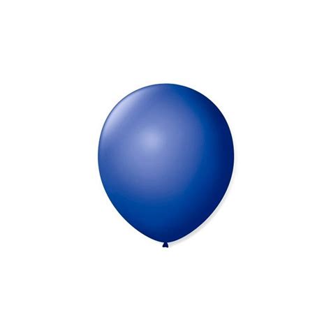 Balão De Látex Liso Azul Cobalto 7 Polegadas 50 Un Submarino