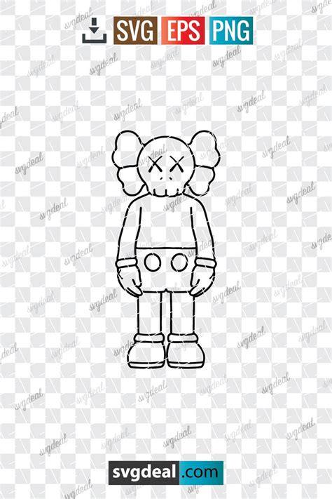 Free Kaws Png Vector Svg Files