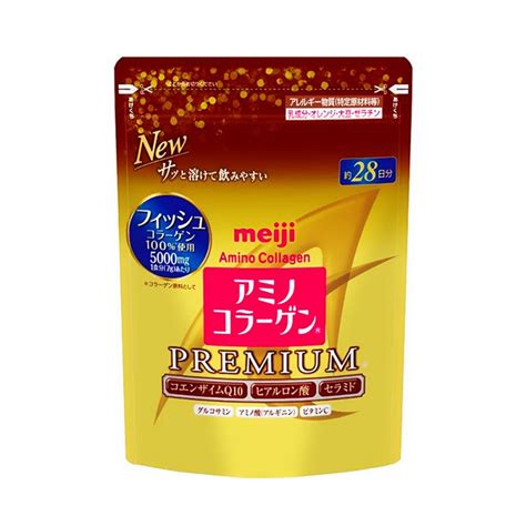 MEIJI Amino Collagen Premium Refill 196g for 28 Days - Made in Japan ...