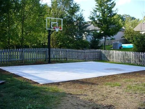 Diy Backyard Basketball Court No Concrete Diy Water Heater