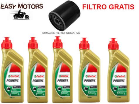 Tagliando Olio Motore Filtro Olio Honda Cb A Super Four Abs Sc