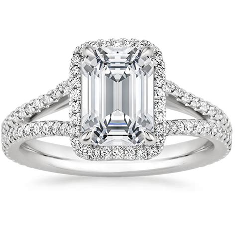 Split Shank Halo Engagement Ring Engagement Rings