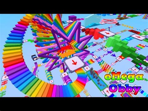 Roblox Omega Obby All Stages Completed Uncut Youtube