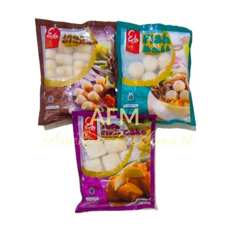 Jual Edo Fish Ball Chikuwa Seafood Tofu Gram Olahan Ikan Olahan