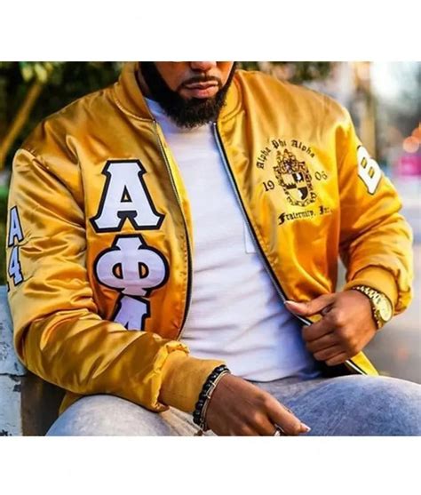 Alpha Phi Alpha Satin Bomber Jacket - JacketsbyT