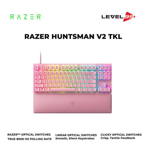 Promo RAZER HUNTSMAN V2 TKL OPTICAL - QUARTZ Gaming Keyboard Cicil 0% ...