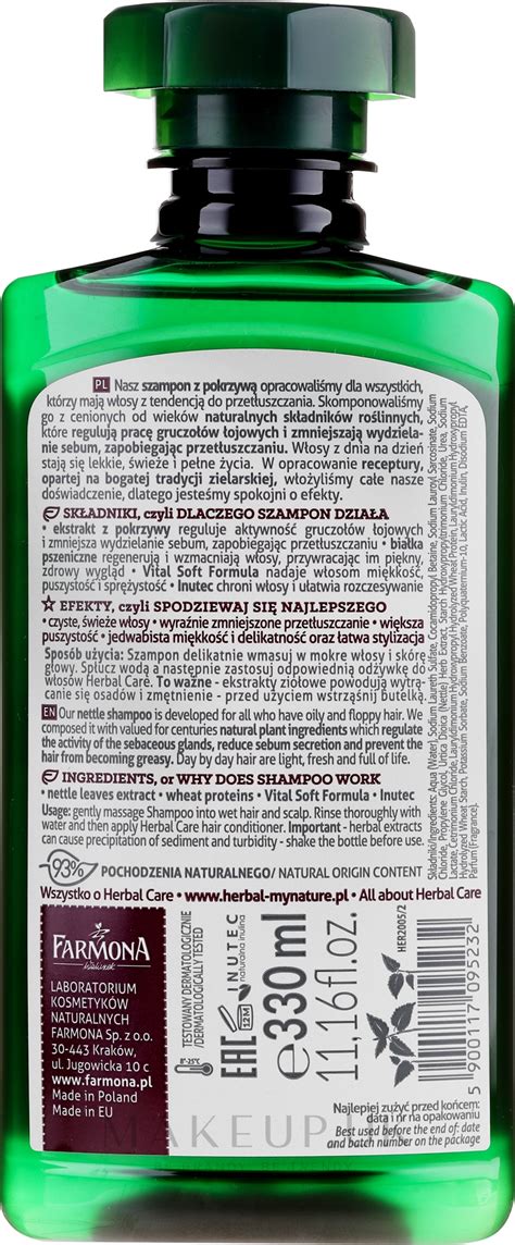 Farmona Herbal Care Nettle Shampoo Shampoo Nettle Makeup Uk