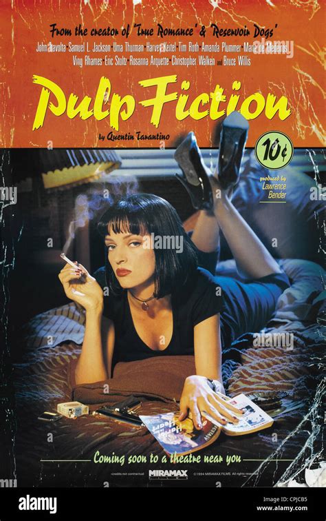 Pulp Fiction Year 1994 Usa Director Quentin Tarantino Uma Thurman