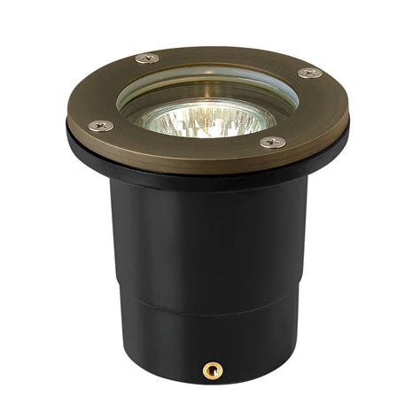 Hinkley Lighting Low Voltage 20 Watt Matte Bronze Hardy Island In Ground Outdoor Well Light