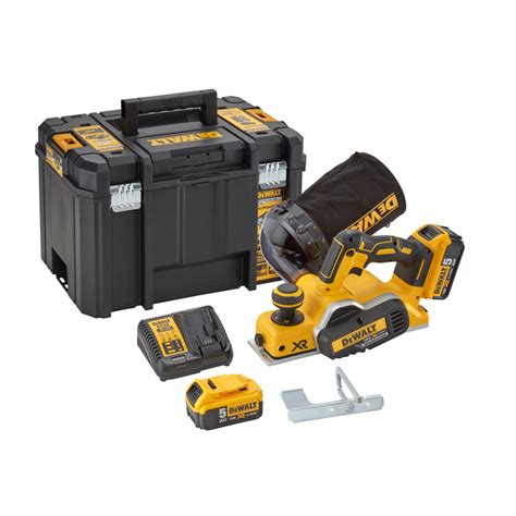 DeWalt DCP580 18V XR Cordless 2mm Brushless Planer 2 x 5.0Ah | Toolstation