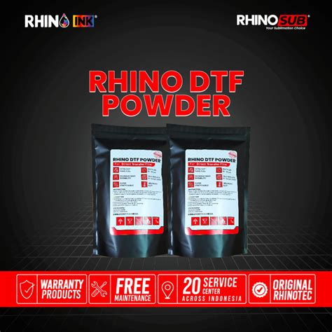 Jual RHINOFLEX POWDER PREMIUM DTF WHITE SABLON DTF HOT MELT ADHESIVE