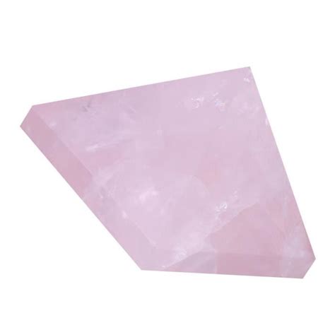 GOTOTOP Pyramide De Cristal 1PC Cristal Rose Quartz Rose Pyramide