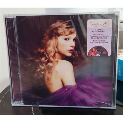 Jual Cd Taylor Swift Speak Now Taylors Version Shopee Indonesia