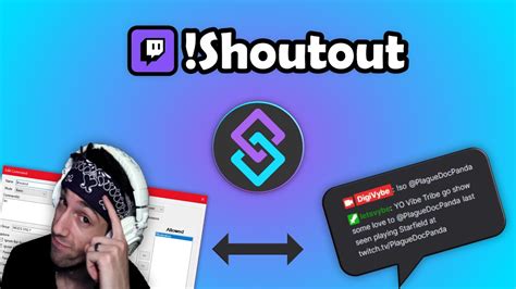 How To Setup Twitch Shout Out Command Using Streamer Bot Youtube